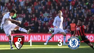 Bournemouth Vs Chelsea 1-3 All Goals & Highlights 08/4/2017