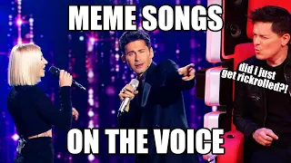 MEME Songs on The Voice | Top 10