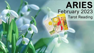 ARIES FEBRUARY 2023 Tarot Reading "NEXT LEVEL UP, BIG POSITIVE SHIFTS ARIES; WEAVING YOUR MAGIC"