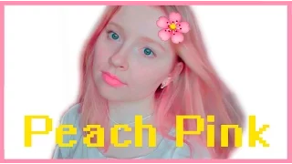 Как покраситься в ПЕРСИКОВО-РОЗОВЫЙ / How to dye your hair peach pink 🌸🍑