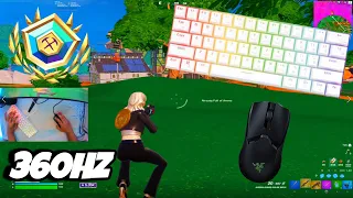 GK61 ASMR Chill🤩 Arena Gameplay🏆 Satisfying Keyboard Fortnite 360 FPS Smooth 4K