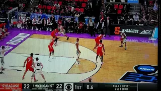 Michigan St. last second 2 shots Buzzer Beater!