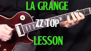 how to play "La Grange" by ZZ Top - guitar lesson rhythm