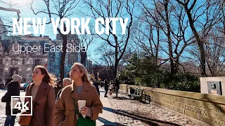 [4K] New York City 🗽 Winter Walk - Upper East Side [Jan. 2023]