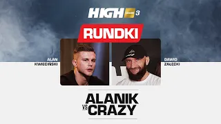 HIGH League 3 Rundki: Alan "Alanik" Kwieciński vs. Dawid "Crazy" Załęcki