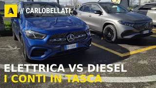 L'ELETTRICO può battere il DIESEL? Mercedes EQA vs GLA