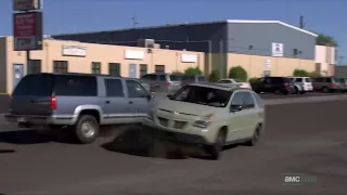 Breaking bad - Walter car crash