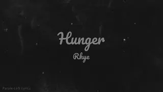 Hunger - Rhye (Lyric Video)