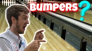 We Have To Use The Bumpers!!  PBA Pro Vs Amateur Bowler!