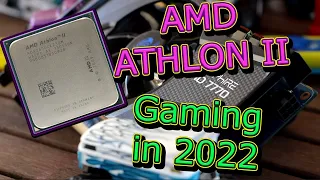 AMD Athlon II x2 265  Gaming in 2022. Lets see what this system can do with an AMD Radeon hd7770.