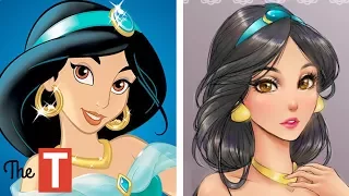 15 Disney Princesses Reimagined As ANIME CHARACTERS