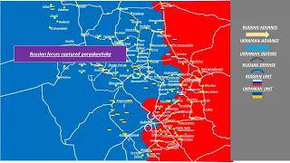 Russian Invasion of Ukraine [19 Febraury]Russian forces try to attack Bakhmut from north and south