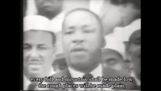 MLK I Have a Dream Speech Ending (w/ subtitles)