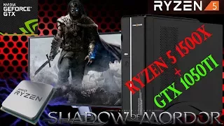 Ryzen 5 1500X + GTX 1050 Ti (Middle-earth: Shadow of Mordor Ultra 1080p)  ZEVS PC 12000U