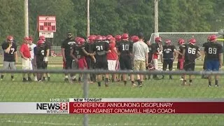 Disciplinary action to be taken against Cromwell High School football coach