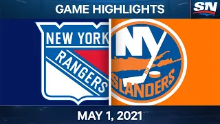 NHL Game Highlights | Rangers vs. Islanders – May. 1, 2021