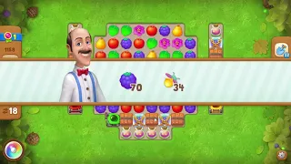 Gardenscapes 1158 Level - 18 moves - NO BooSTERS