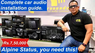 Alpine Status-Car Audio Installation-Tips & Tricks- (Part-2) @Motorsounds-India