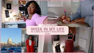 a FULL week in my life as a health equity researcher | beautyandbrains