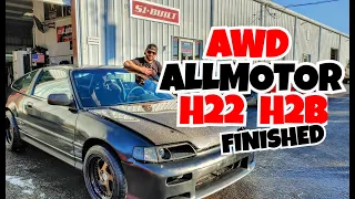 🔥ALL-MOTOR AWD H2B H22 CRX COMPLETED🔥