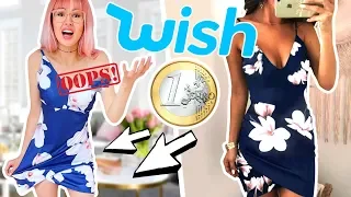 WISH 1€ Klamotten 😱 Schrott oder mega? | ViktoriaSarina