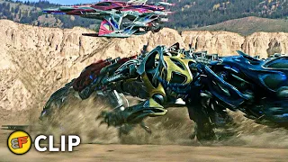 "Go, Go, Power Rangers" - Jason Saves His Dad Scene | Power Rangers (2017) Movie Clip HD 4K