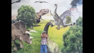 Планета динозавров, мы пошли в динопарк в Турции, Дане понравилось