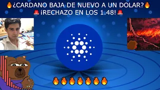 🔥¿CARDANO DE NUEVO A UN DOLAR? (ADA)🔥  🚨¡NOS VENDIERON HUMO!🚨 Y LOS 2 DOLARES DONDE QUDARON...?🙃