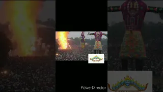 Dussehra festival Burning Ravana ! dussehra shorts ! #dussehra WhatsApp status ! #trending #viral