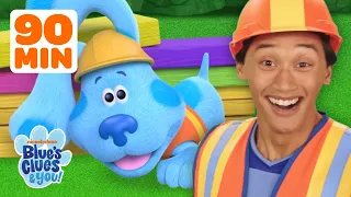 Blue and Josh Build a Treehouse 🏡 w/ Magenta! | 90 Minutes | Blue's Clues and You!