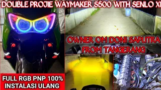 PEMASANGAN INSTALASI ULANG PROJIE AES WAYMAKER S500 DI ALL NEW NMAX 2020 @aderiyan29