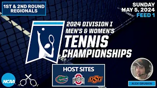 2024 NCAA Tournament: Second Round CrossCourt Cast | Feed 1 [Men's & Women's College Tennis]