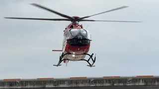 DRF Luftrettung | Landung & Start Christoph 51 | Airbus H145 | D-HDSY | Helios Klinikum Pforzheim