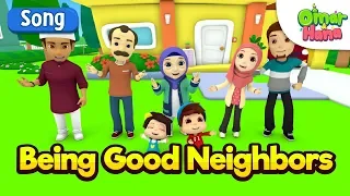 Omar & Hana | Being Good Neighbors | Islamic Cartoon for Kids | Nasheed