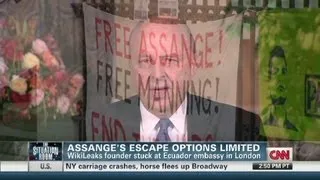 Assange's escape options limited