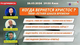 Когда вернется Христос ?  7000-летняя шкала времени.