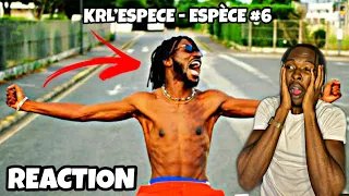 AMERICAN REACTS TO FRENCH RAP | KR L'espece - Espèce #6