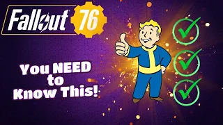 Tips and Tricks - Fallout 76