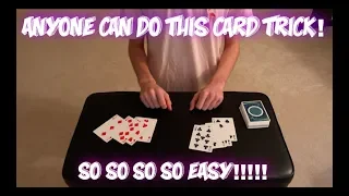 IS THIS THE EASIEST CARD TRICK?!?! Oil And Water Card Trick Performance/Tutorial