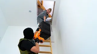 Nerf- Chest. Зловещий СУНДУК. Nerf WAR...