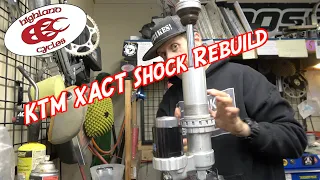 KTM XACT Shock Rebuild