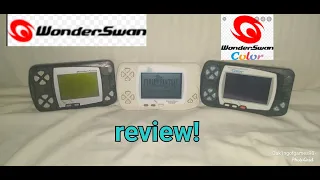 BANDAI'S SWAN SONG! Bandai Wonderswan/Wonderswan Color handheld video game system review.