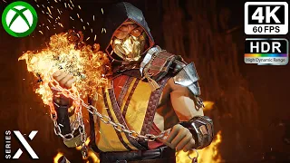 Mortal Kombat 11 (Xbox Series X) Gameplay (4K ᵁᴴᴰ 60ᶠᵖˢ HDR) Classic Tower Fail | Game Pass