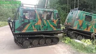 Самый крутой вездеход BV 206 Лось на испытаниях