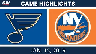 NHL Highlights | Blues vs. Islanders - Jan. 15, 2019