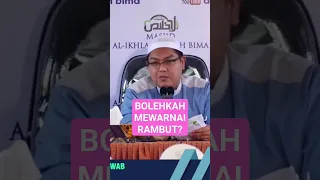 Hukum mewarnai rambut dalam Islam adalah diperbolehkan, namun juga dilarang untuk warna tertentu.