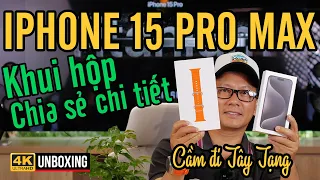 iPHONE 15 PRO MAX: KHUI HỘP, TRẢI NGHIỆM VÀ CHIA SẺ CHI TIẾT CÁCH DÙNG Ổ CỨNG GẮN NGOÀI