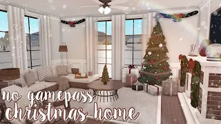 no gamepass christmas winter home ୨୧ | bloxburg speedbuild | luminto