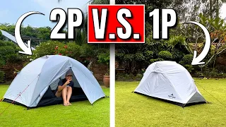 Mountain Ultra 1-Person V.S. 2-Person Tents (Teton Sports)!