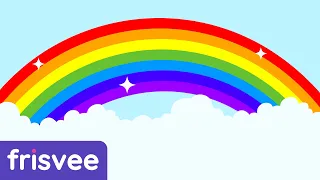 The Colours of the Rainbow 🌈 Roy G Biv | Educational Song for Children | Frisvee